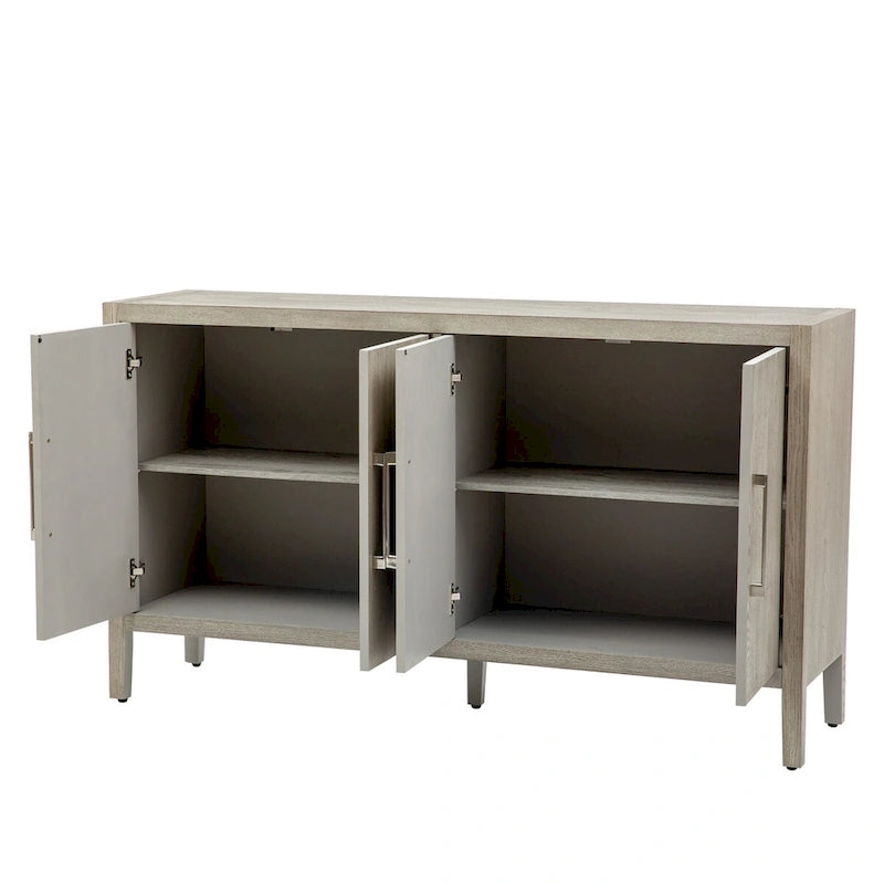 Dressoir met 4 deuren en verstelbare planken
