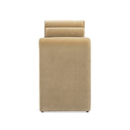 60,5" Gestoffeerde gangbank met gebogen armleuning