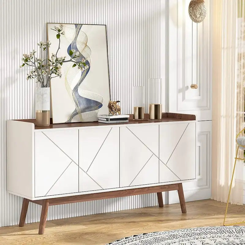 55-inch dressoir met opbergruimte en deuren