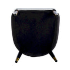 Set van 2 PU lederen eetkamerstoelen met metalen poten