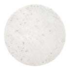 Marmeren Bijzettafel met White Washed Onderstel