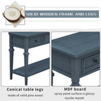 Sidetable met 3 Laden en Onderplank