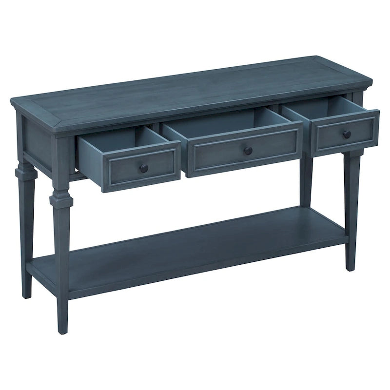 Sidetable met 3 Laden en Onderplank