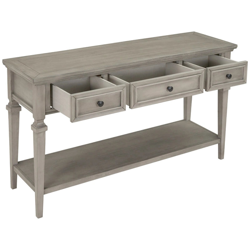 Sidetable met 3 Laden en Onderplank