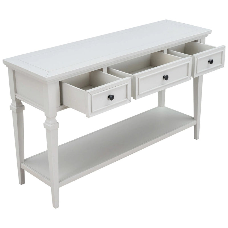 Sidetable met 3 Laden en Onderplank