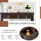 Sidetable met 3 Laden en Onderplank