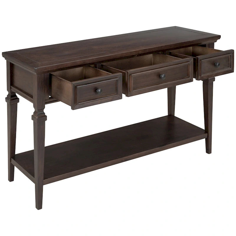 Sidetable met 3 Laden en Onderplank